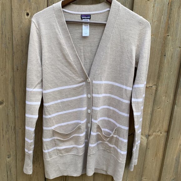 Patagonia Lightweight Merino Wool Cardigan Medium - Picture 3 of 5